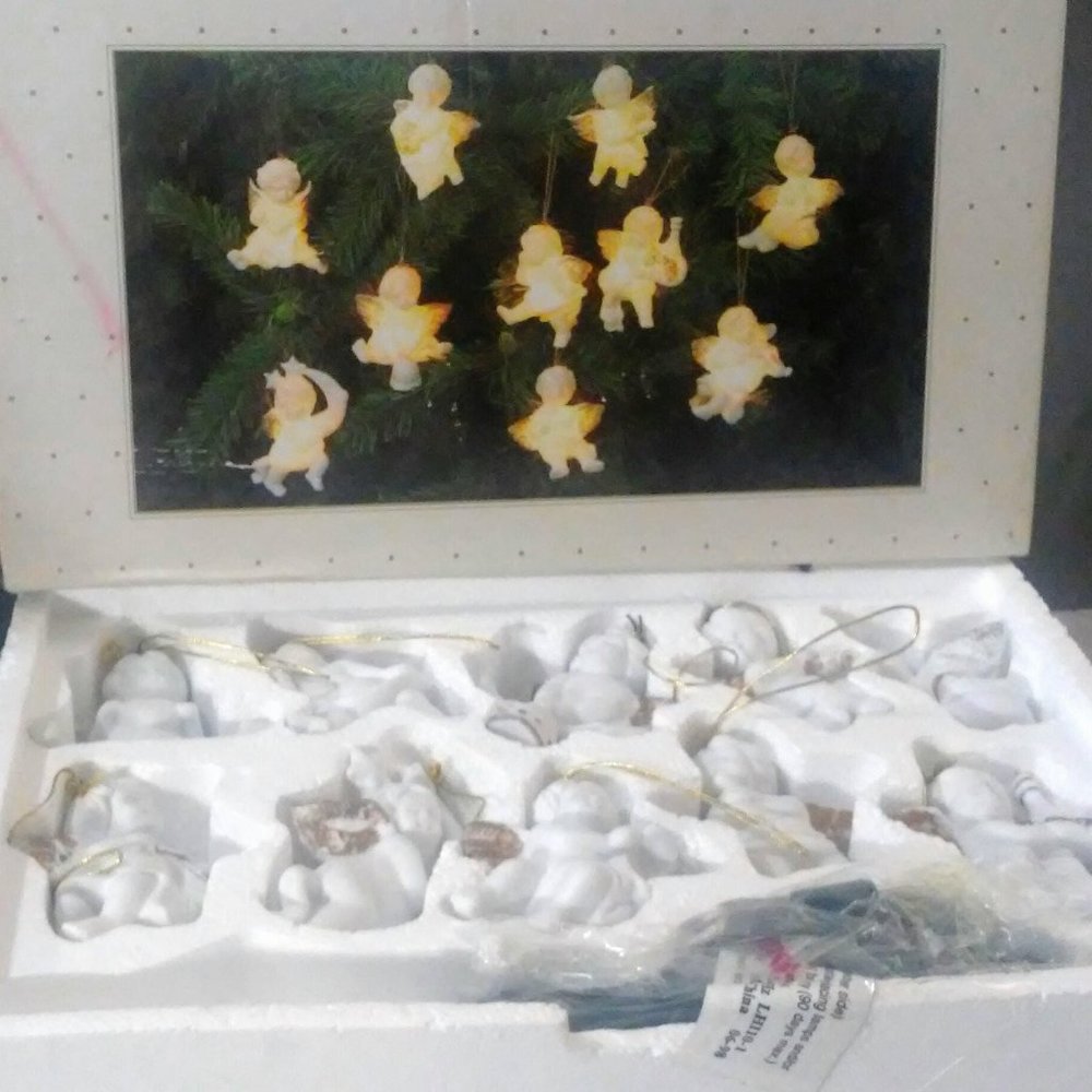 Cottagecore Angel Light Set Porcelain ABC